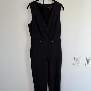 Black Sleeveless Jumpsuit